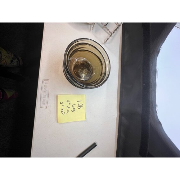 Set Of 3 Vintage Pyrex Amber Nesting Mixing Bowls - Picture 4 of 4